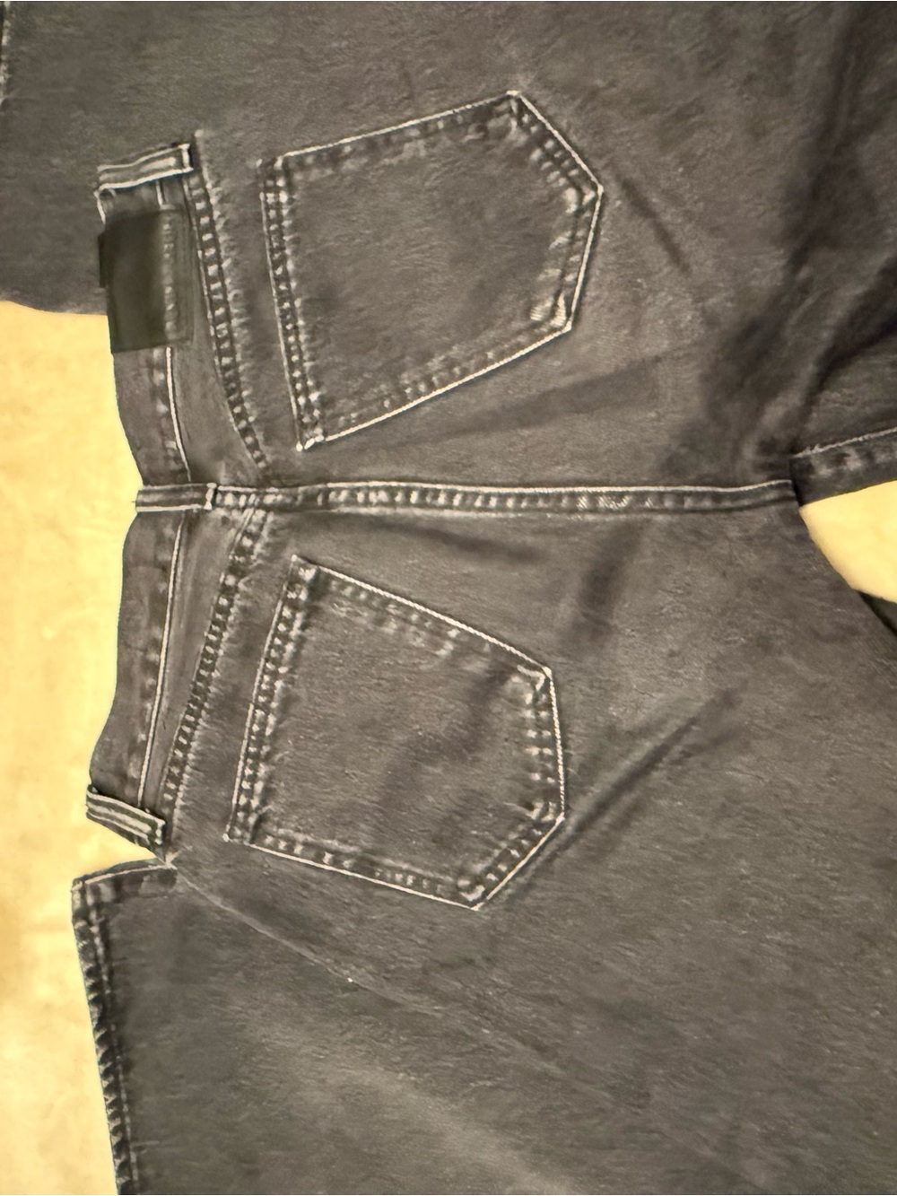 Aritzia Denim Forum Washed Black High-Rise Wide Leg Jeans - Picture 5 of 6